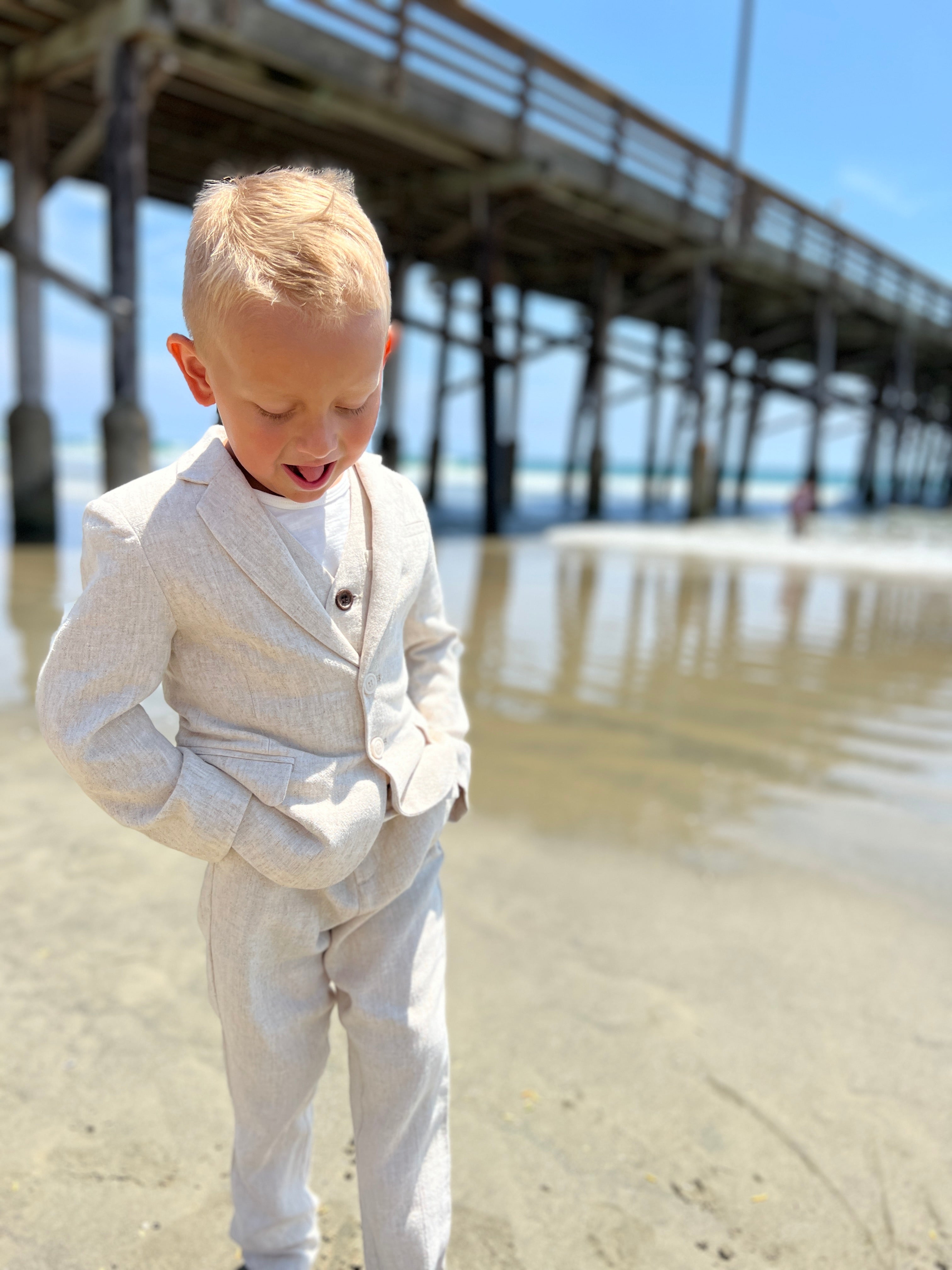 Boys' Linen Jacket