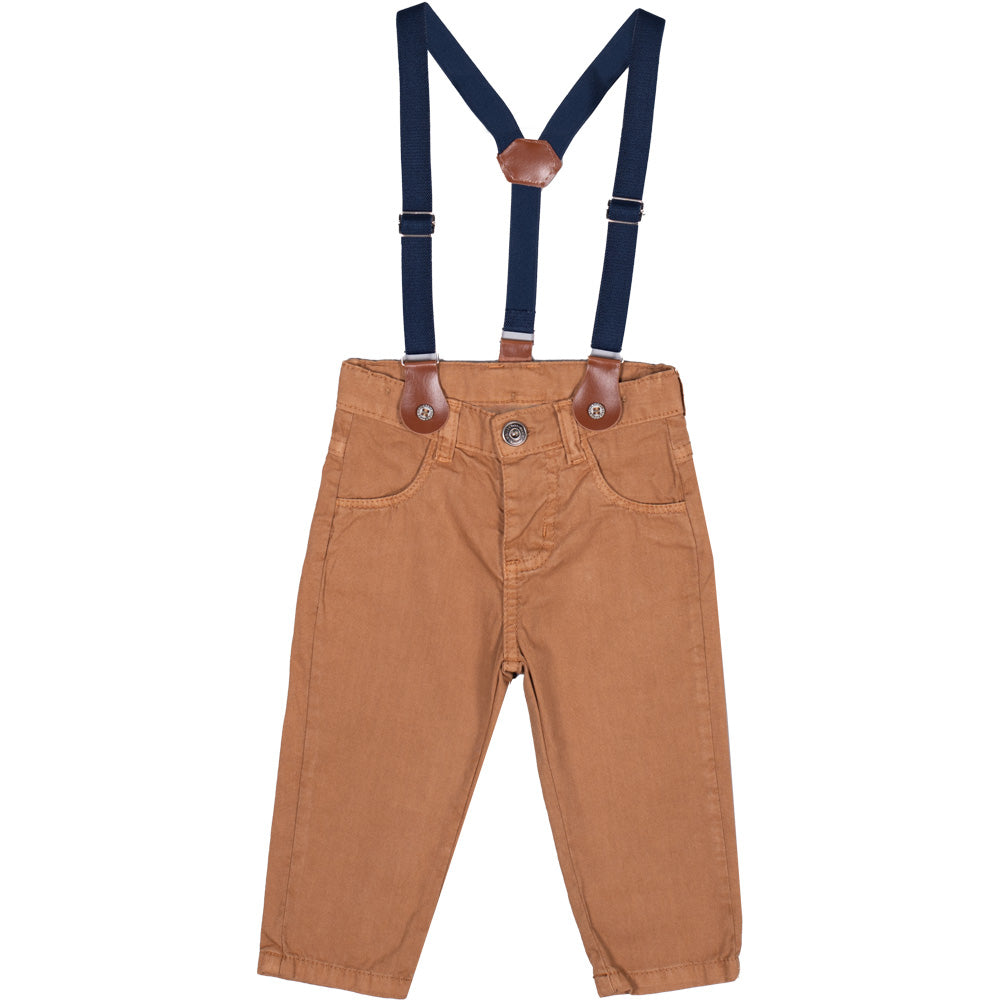 Boys' Denim Pants with Suspenders